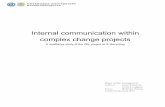 Internal communication within complex change projects