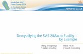 Demystifying the SAS Macro Facility - by Example