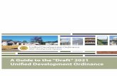 A Guide to the “Draft” 2021 Unifi ed Development Ordinance