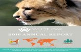 2016 ANNUAL REPORT - White Oak Conservation