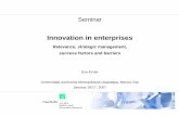Innovation in enterprises - sgpwe.izt.uam.mx
