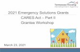 2021 Emergency Solutions Grant s CARES Act – Part II ...