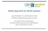 Safety Approach for GenIV systems