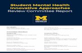 Student Mental Health Innovative Approaches