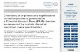 Chemistry of α-pinene and naphthalene oxidation products ...