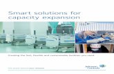Smart solutions for capacity expansion
