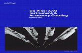 Da Vinci X/Xi Instrument & Accessory Catalog
