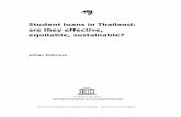 Student loans in Thailand: are they effective, equitable ...