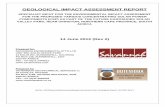 GEOLOGICAL IMPACT ASSESSMENT REPORT