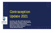 Contraception Update 2021