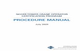 Tower Crane Procedure Manual - nccer.org