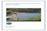 Illicit Discharge Detection & Elimination (IDDE) Program