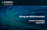 Driving the MRAM Revolution