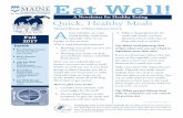 Eat Well Nutrition Education Program A Newsletter for ...