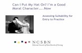 Can I Put My Hat On? I’m a Good Moral Character….