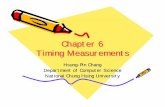 Chapter 6 Timing Measurements - osnet.cs.nchu.edu.tw