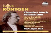JULIUS RÖNTGEN, CHAMBER MUSIC, VOLUME ONE