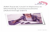 AIM Awards Level 4 Diploma in Marketing Communications ...