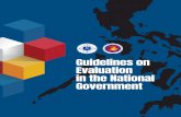 Guidelines on Evaluation in the National Government