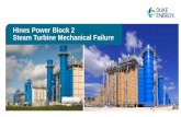 Hines Power Block 2 Steam Turbine Mechanical Failure