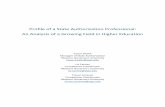 Profile of a State Authorization Professional: An Analysis ...