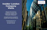 Insider London Company Visits