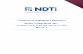 Checklist on Hygiene and Grooming - NDTi