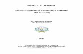 PRACTICAL MANUAL Forest Extension & Community Forestry