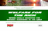 WELFARE FOR THE RICH - Labour Land Campaign