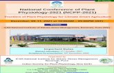 National Conference of Plant Physiology-2021 (NCPP-2021)