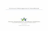 Contract Management Handbook - TxDMV.gov