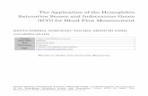 The Application of the Hemoglobin Saturation Sensor and ...