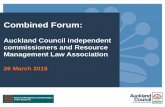 Auckland Council independent commissioners and Resource ...