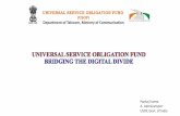 UNIVERSAL SERVICE OBLIGATION FUND