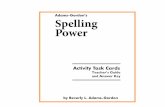 Adams-Gordon’s Spelling Power
