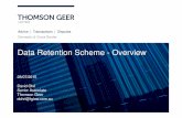 Data Retention Scheme - Overview