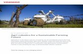 Agri-robotics for a Sustainable Farming Future
