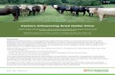 Factors Influencing Bred Heifer Price