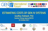 ESTIMATING COSTS OF GEN IV SYSTEMS