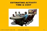 ESTIMATING ACTIVITY TIME & COST