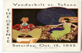 Vanderbilt Tulane T IH E G R E N I E Saturday1 Oct. 151 1932