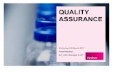 05. workshop-UB Quality Assurance March 2017
