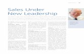 Sales under new leadership