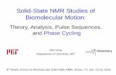 Solid-State NMR Studies of Biomolecular Motion