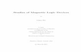 Studies of Magnetic Logic Devices