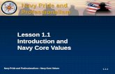 Navy Pride and Professionalism Lesson 1.1 Introduction and ...
