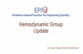 Hemodynamic Group Update