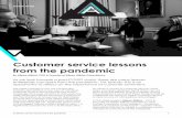 Customer service lessons from the pandemic