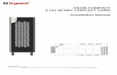 KEOR COMPACT 3 111 06 DRY CONTACT CARD Installation Manual