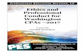 Ethics and Professional Conduct for Washington CPAs –2017